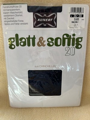 Kunert Glatt & Softig Feinstrumpfhose 0 36-38 marine blau 20den