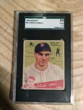 1934 Goudey Big League Chewing Gum - R320 Dolph Camilli #91 (RC) SGC 1.5 Fair