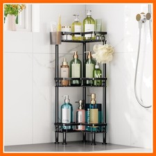 Standing Shower Caddy Corner - 3 Tier Corner Shower Organizer with Toothbrush...