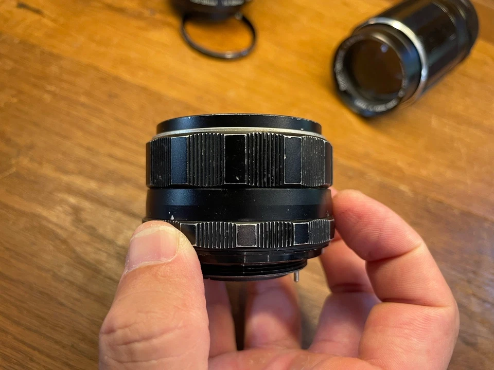 *2 Lens Set : Near Mint* Pentax Super Takumar 55mm F/1.8 & 135mm F/3.5 From JPN - Image 4 of 4