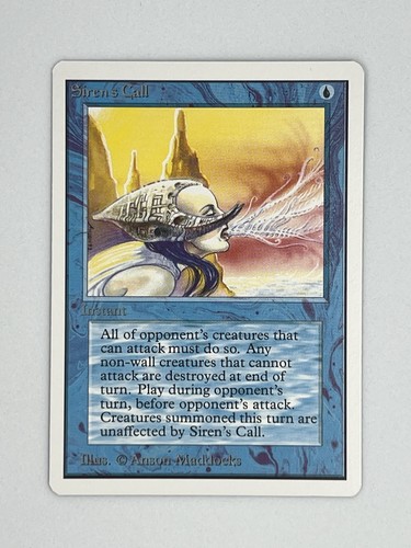 MTG SIREN’S CALL Unlimited Edition Regular MT+ Magic The Gathering - Picture 1 of 10