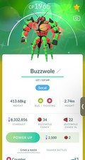 Pokemon shiny Buzzwole 30 days Friendship available TRA-DE Go