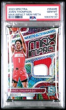 2023 Spectra RC Amen Thompson #MIAME MAX IMPACT Patch /25 [PSA 10] LOW POP!