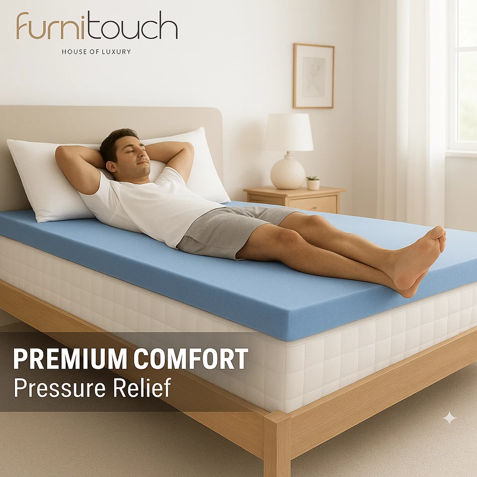 HIGH-DENSITY UPHOLSTERY FOAM SHEET- CUT TO ANY SIZE- FOR CUSHIONS, SOFAS, & BEDS - Image 3 of 4