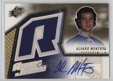 2005-06 SPx Rookie Jersey 1436/1499 Al Montoya Alvaro Montoya #159 Auto 0a3