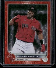 2022 Series 2 Base Orange Foil #393 Kevin Plawecki /299 Boston Red Sox