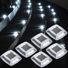 6 Articoli Segnapasso LED Esterno Impermeabile IP68 Lampione Solare Bianco Faret