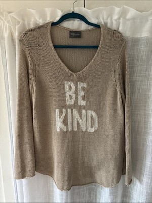 Wooden Ships Cotton Blend BE NICE  M/L Excellent Used Runs Small Sweater RARE
