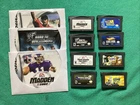 Nintendo Game Boy Advance GBA 8 Game Lot Advanced Wars 2 WWF Madden PGA And More