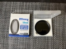ULTIMAXX 58mm Variable Neutral Density Filter ND2 - ND400 UM-VND-58 New in Box