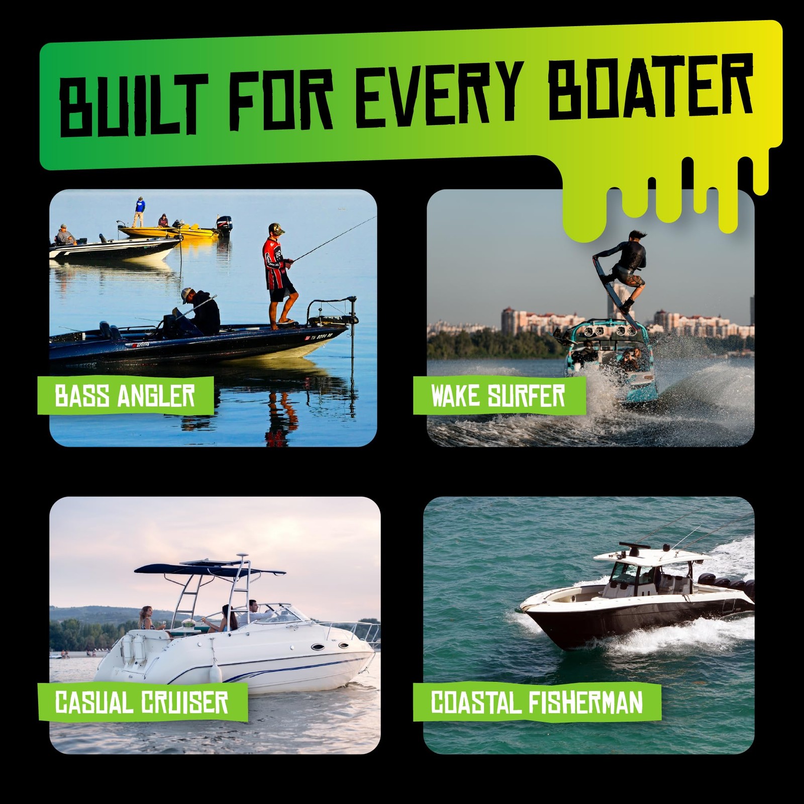 Boat Cleaner Kit | Water Spot Remover & Vinyl Cleaner | Made in USA