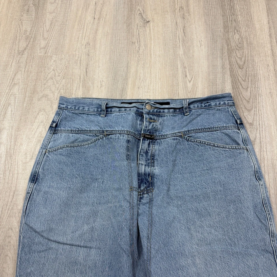 Vintage Marithe Francois Girbaud Jeans Men's 38 (Fits 38x30) Baggy Wide Leg 90s - Image 3 of 4