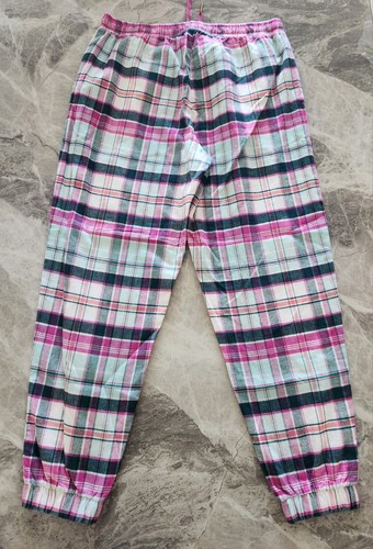 M&S Brushed Cotton Checked Pyjama Bottoms ~ Size 14 Regular - Picture 6 of 8