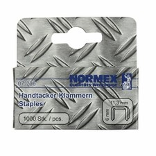 Normex Klammern f&uuml;r Schnellnagler 6 mm 1000 St&uuml;ck Tackerklammern
