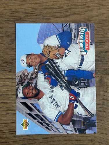 BlockBuster Trade: Roberto Alomar / Joe Carter #42 card