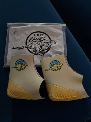 Tuli s Cheetah Heel Cup with Compression Sleeve for Sever s Disease Size Medium