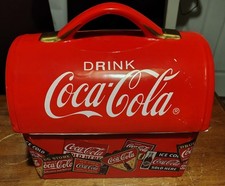 Coca-Cola Ceramic Lunch Box Cookie Jar.