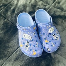 Disney Crocs Classic Clog Shoes Mens Size 9 Womens 11 Mickey Anniversary
