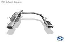  Duplex Sportauspuff Opel Astra G Caravan 135x80mm flachoval eingerollt