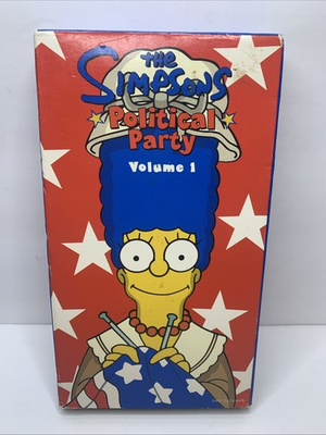 #ad The Simpsons Political Party Vol. 1 VHS 2000 $12.99