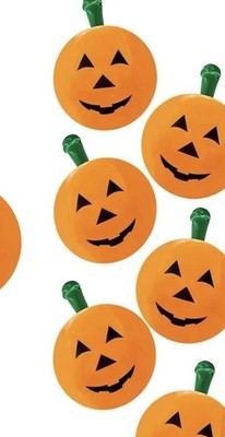 12 Pumpkin Halloween Inflatable Balls.  Decoration Party Supply Jack-o -lantern