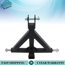 3 Point 2" Receiver Trailer Hitch Category 1 Tractor Tow Drawbar Heavy Duty