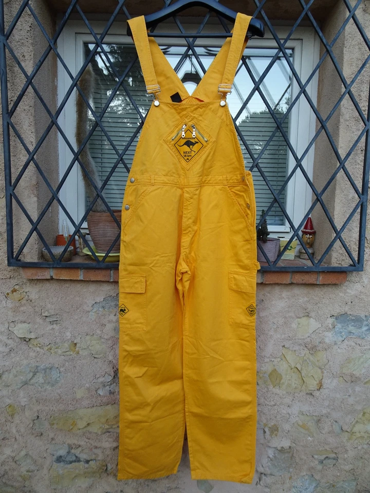 Très rare salopette vintage - Roadsign Australia - Jaune Taille XL - Neuve - Photo 1/4