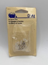 Dritz Twist Pins Package Of 10 Flower Shaped BRAND NEW