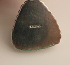 Vtg Sterling Silver Abalone Pendant & Earrings, Mexico, 22.8 grams — photo 4