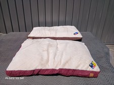 ROSMANS Plush Dog Bed in Chocolate or Burgundy Large 110x70x10cm Brand New