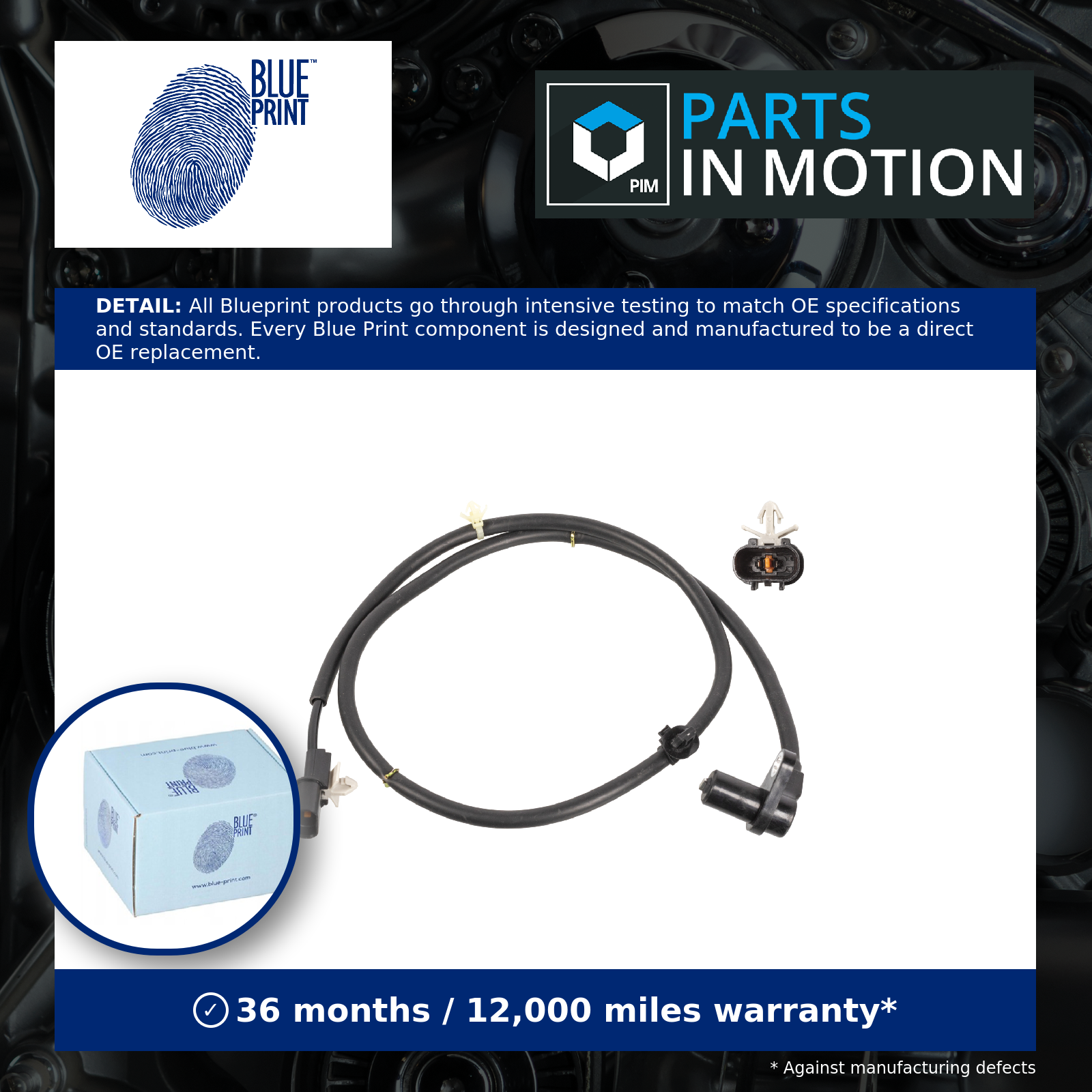 ABS Sensor fits MITSUBISHI LANCER Mk7 2.0 Front Right 03 to 13 Wheel Speed New