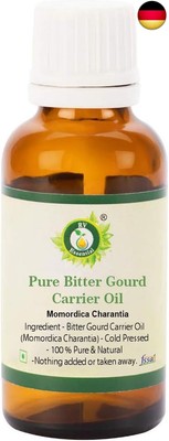 R V Essential Reines Bitterer Kürbis Träger Öl 50ml (1.69 Unzen) - Momordica Ch
