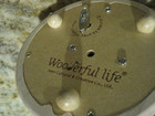 It's a Wooderful Life Wooden Music Box WEDDING CAKE WITH BRIDE AND GROOM ON TOP — photo 6