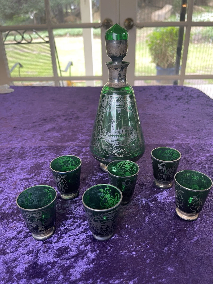 Venetian Glass Decanter In Antique Glass Decanters for sale | eBay