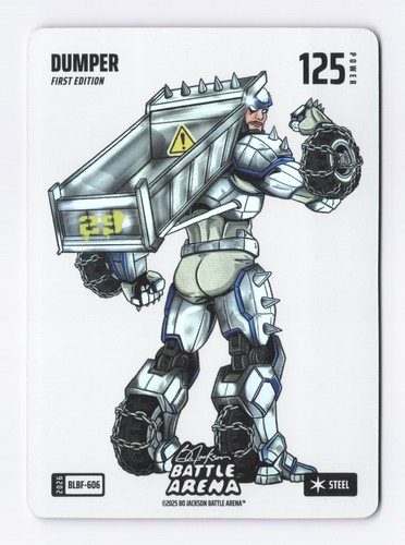 Bo Jackson Battle Arena #BLBF-606 Cal Raleigh `Dumper` Blizzard Battlefoil Steel
