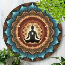 Aluminum Foil Carved Wall Art - UV-Resistant Rust-Free Metal Tin Painting, Vinta