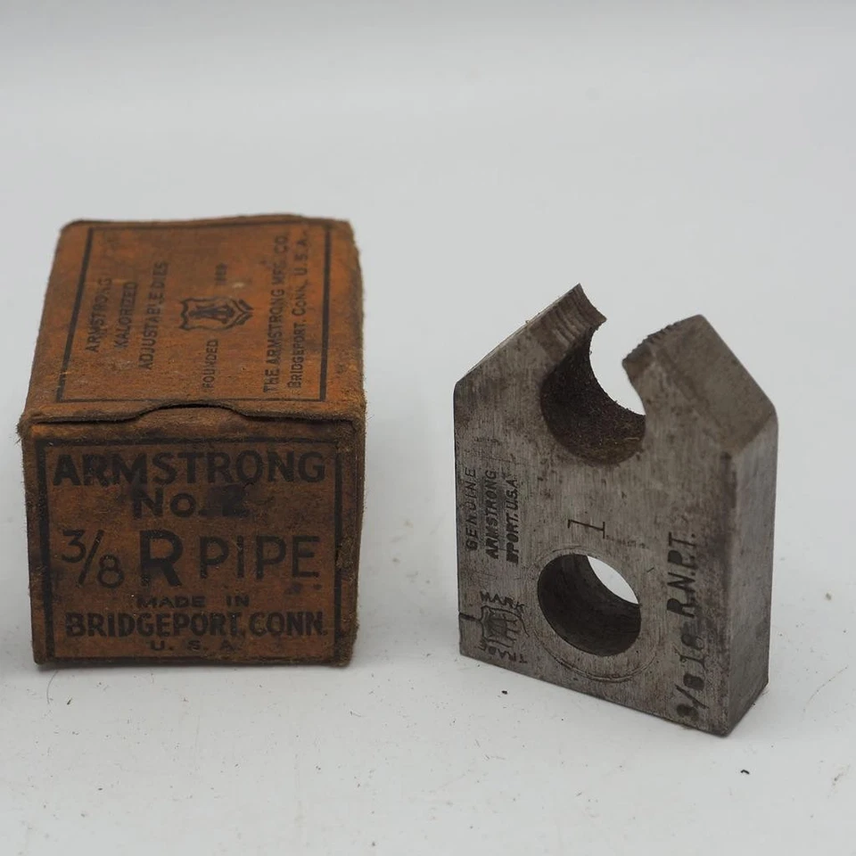 Armstrong Bros. Adjustable Dies for Pipe No.2 Size 3/8" - Image 3 of 4