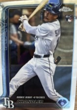 2025 Topps Chrome Update Series - Rookie Debut Chandler Simpson #USC17 (RC)