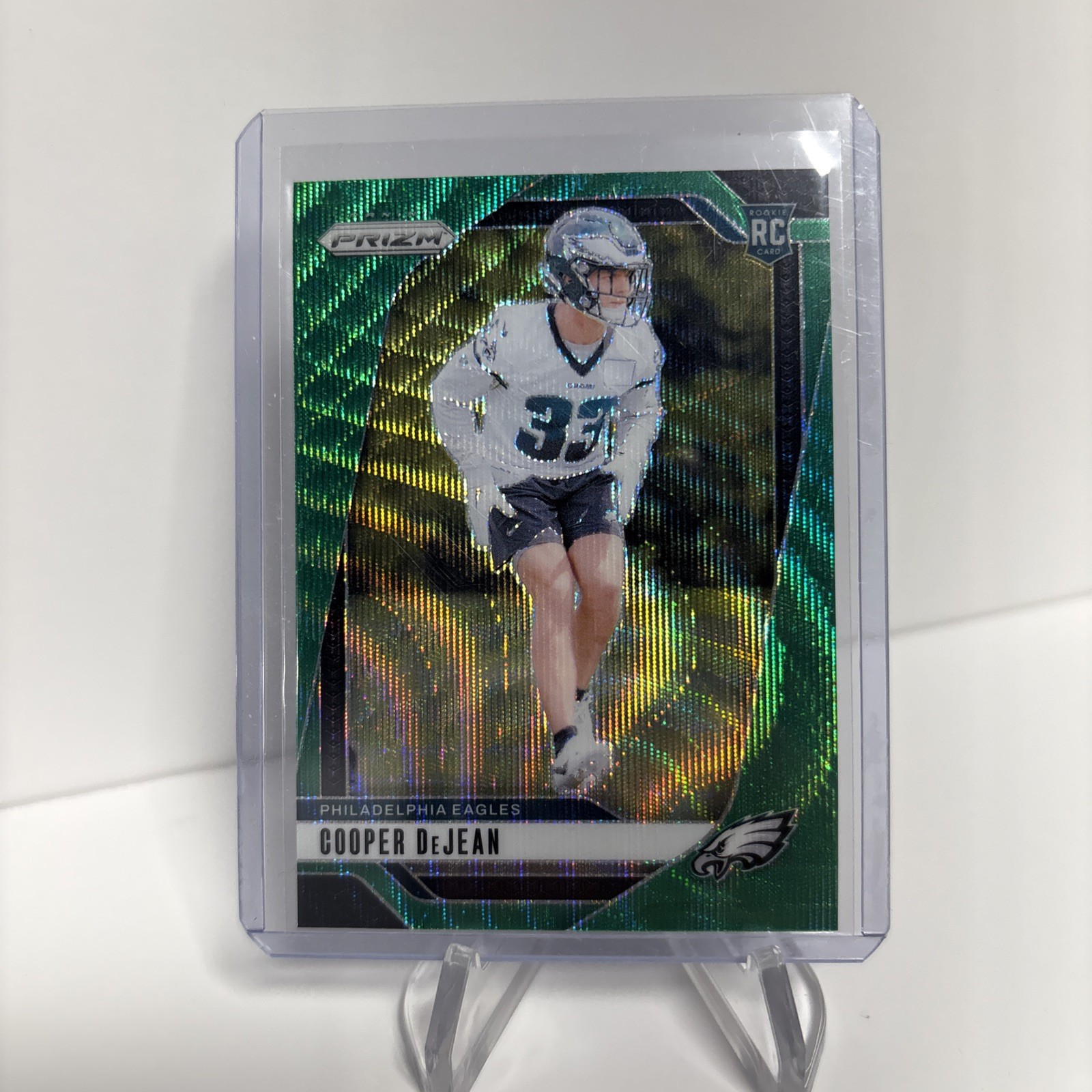 Cooper DeJean 2024 Panini Prizm Green Wave Rookie #321 RC