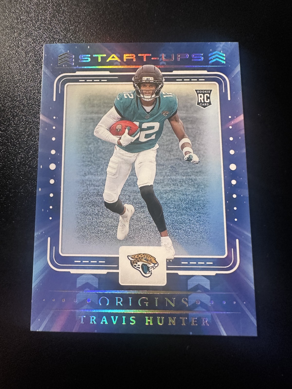 2025 Panini Origins Start-Ups Rookie Travis Hunter #17. Insert Jaguars 