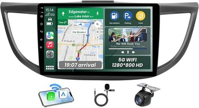 Car Radio Stereo for Honda CRV 2012-2016 10'' 1280 * 800 IPS GPS 5G Wi-Fi 4341