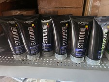 6PK Loreal Studio Line Flexible Hold Hair Cream 5.1 floz Strong Hold