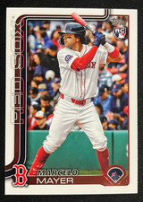 2025 Topps Update Series (RC) Marcelo Mayer #US105 Red Sox
