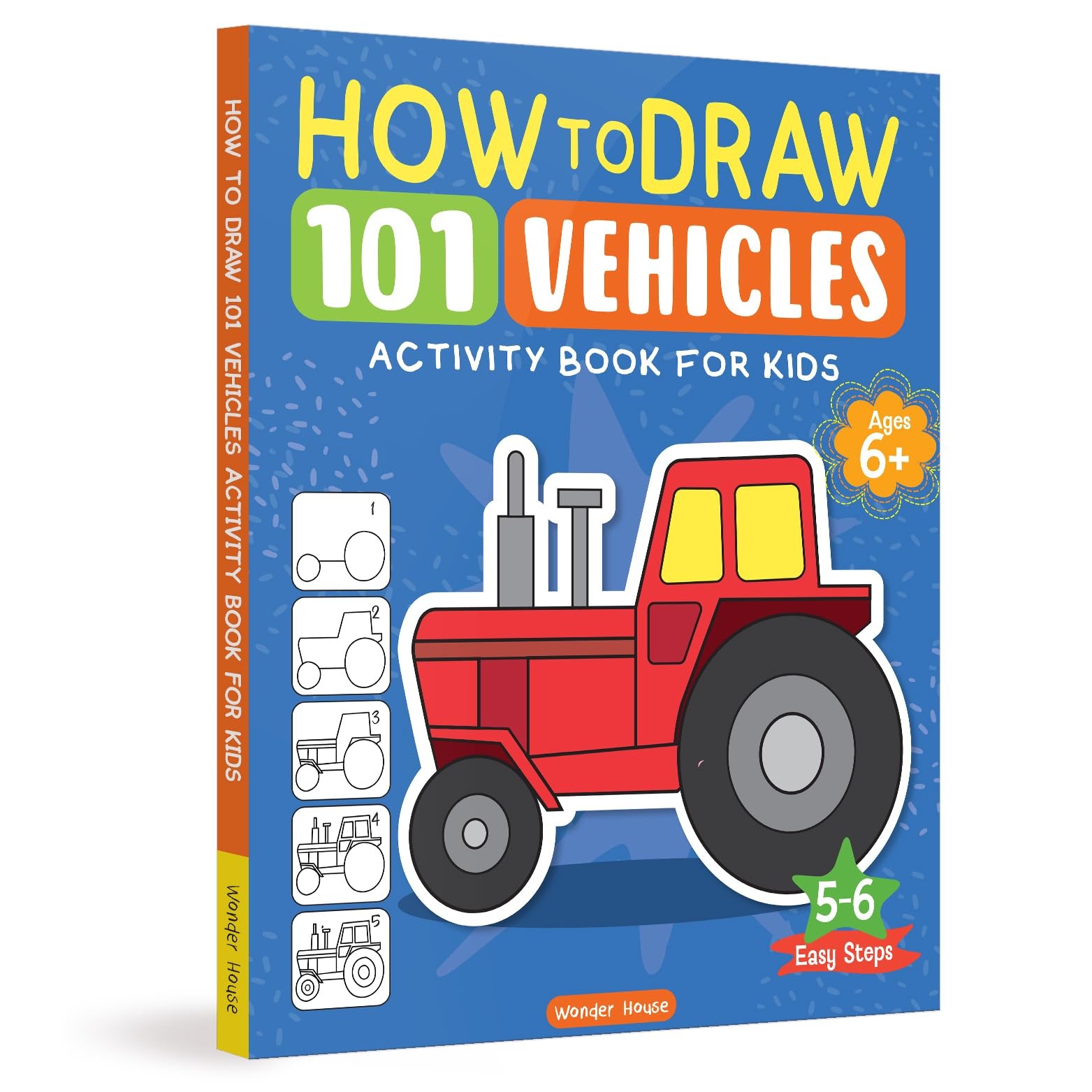 How to Draw 101 Vehicles by Wonder House Books 9789362149633 NEW - Image 3