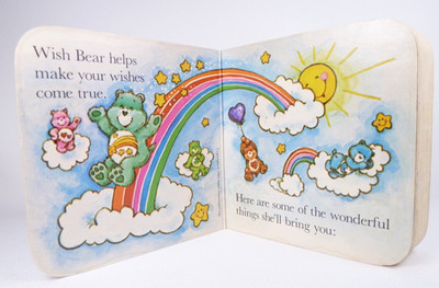 Vtg 1983 Care Bear Chunky Wish Book of Wonderful Wishes
