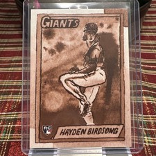 Giants Hayden Birdsong /50 Sepia 2025 Topps x Andy Friedman Shoebox Treasures