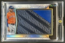 2019 Topps Diamond Icons Carlos Correa Preeminent Pieces Patch #/10 Astros