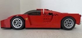 2005 LEGO Racers Enzo Ferrari 8652 Built Not Complete Missing Pieces & Stickers!