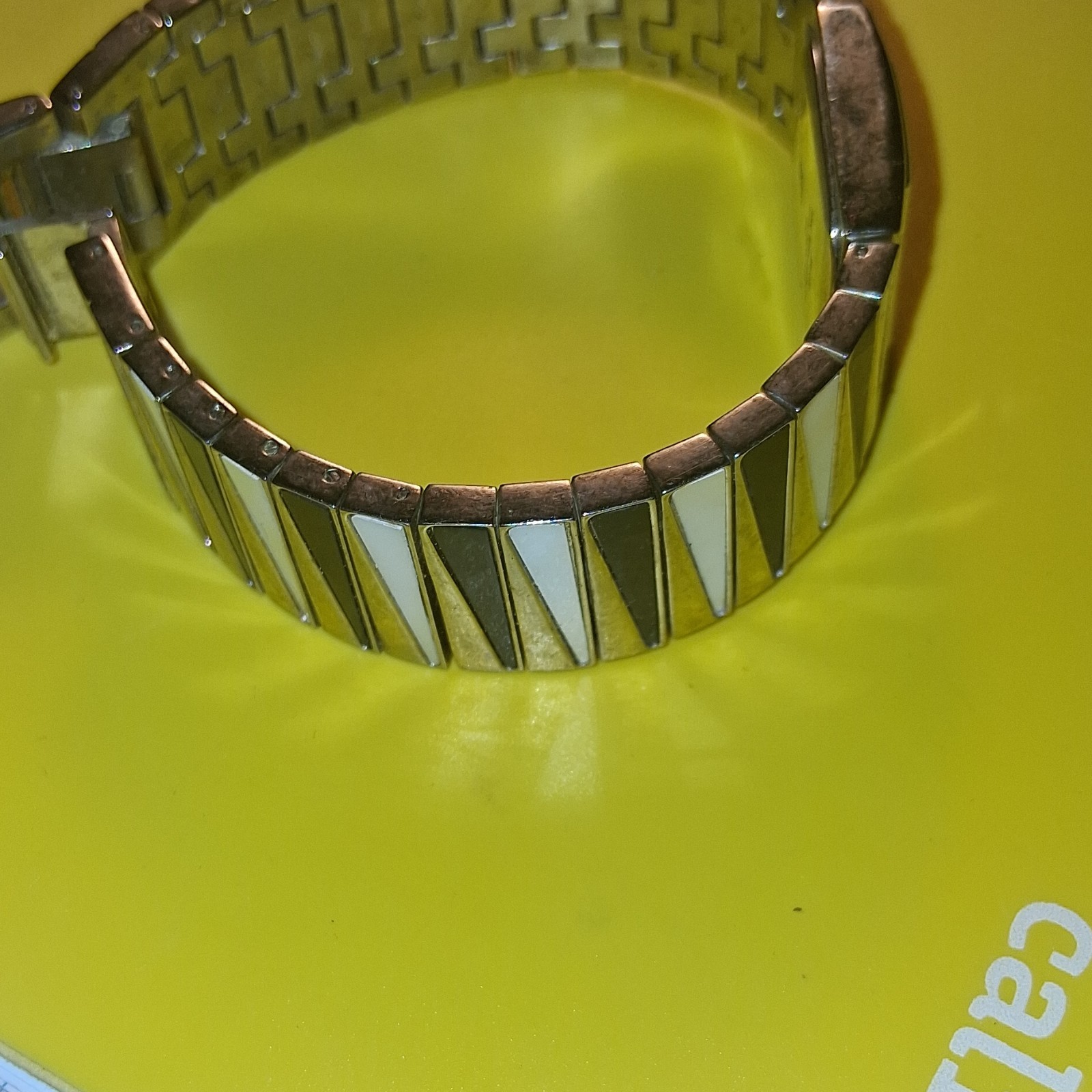 JJ Women's Silver Rectangular Bracelet Wristwatch… - image 5