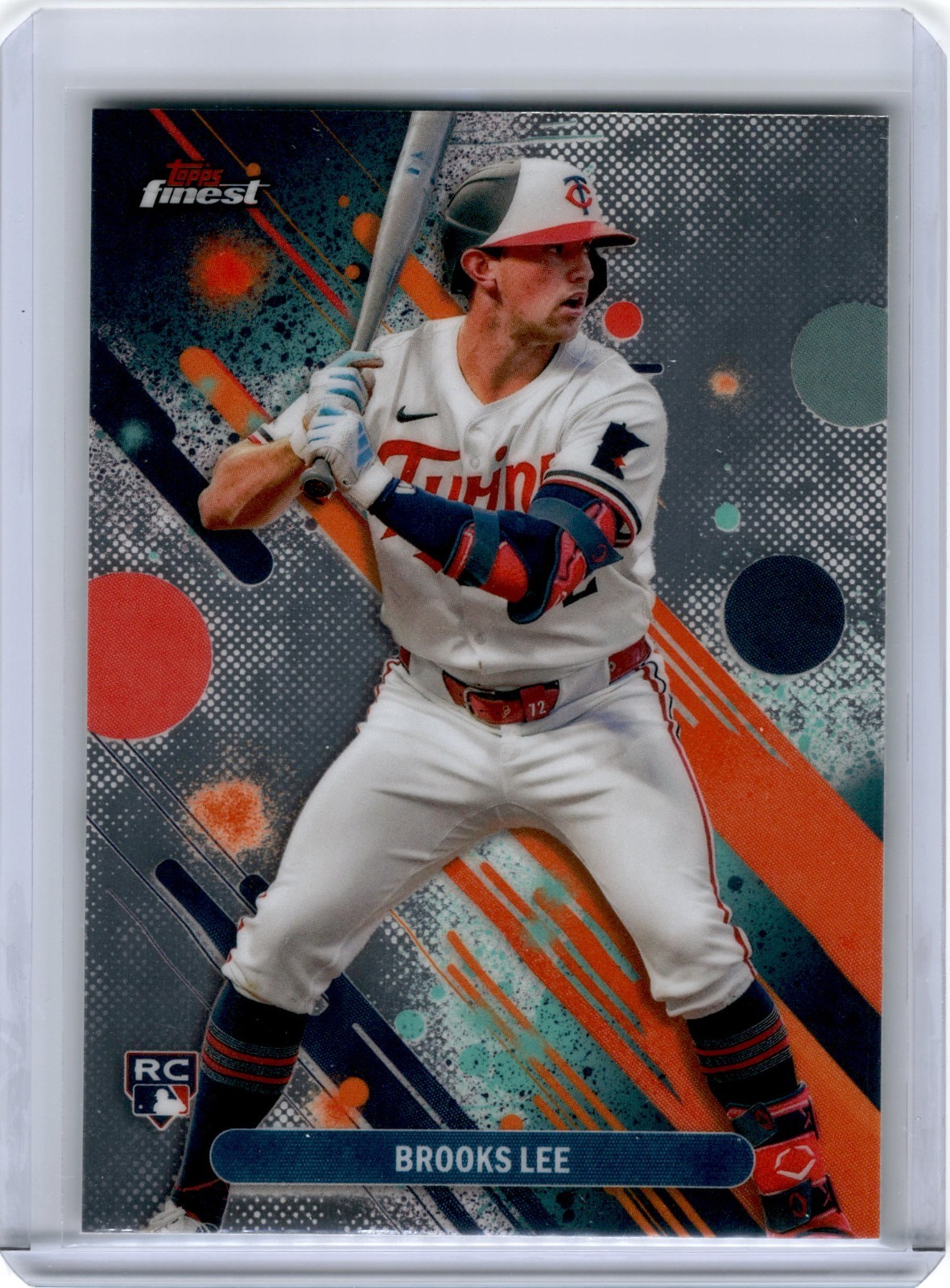 Brooks Lee 2025 Topps Finest Common RC #31 Minnesota Twins Rookie